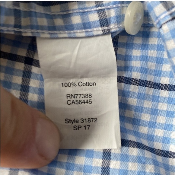J Crew Factory Cotton Button Down Shirt Size L - Picture 8 of 10